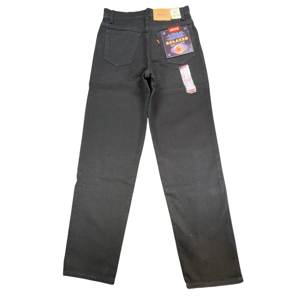Levi's Vintage 90s 550 Relaxed Jeans Student 30x32 Black Made in USA NWT C100